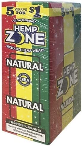HEMP ZONE NATURAL 5/$1