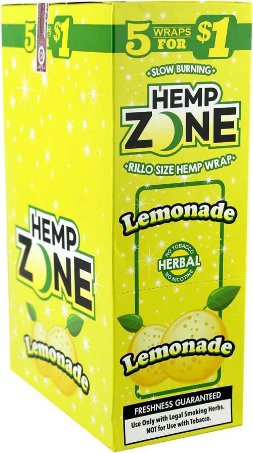 HEMP ZONE LEMONADE 5/$1