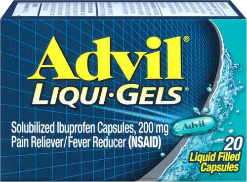 ADVIL 200MG LIQ GEL CAP 20CT
