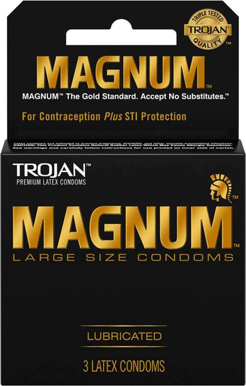 TROJAN MAGNUM REG 3PK 6CT