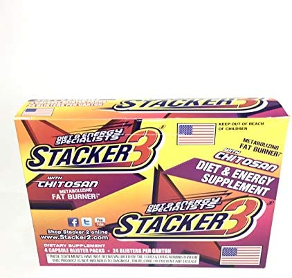 STACKERS 3 EPHEDRA FREE 24CT
