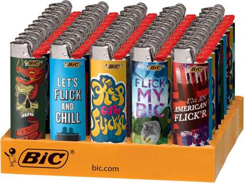 BIC LIGHTER FLICK MY BIO 50CT