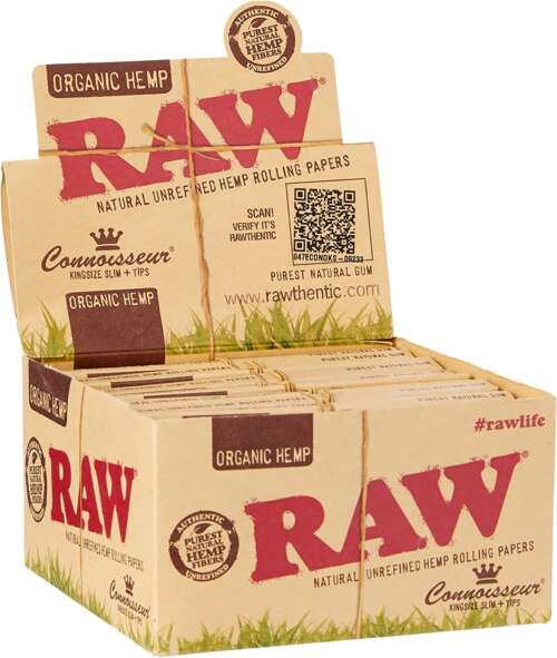 RAW HEMP KS CONNOIS 24PK