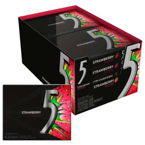 WRIGLEY 5 ACENT GUM 10/15 PK