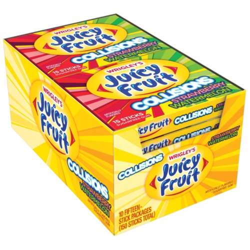 WRIGLEY JUICY FRUIT COLLISION