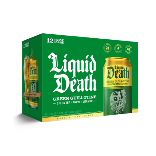 LIQUID DEATH GREEN GUILLO 12OZ