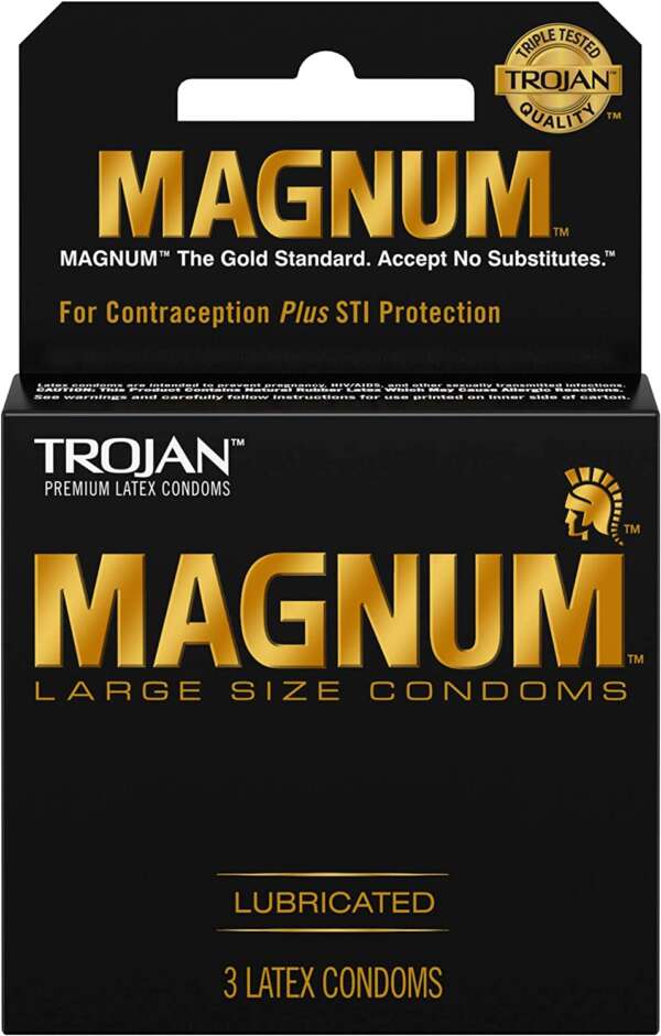 TROJAN MAGNUM REG 3PK 6CT