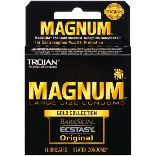 TROJAN MAGNUM GOLD 3PK 6CT