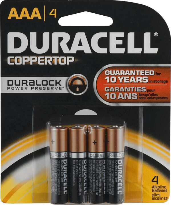 DURACELL AAA 4PK 1CT