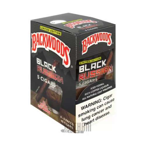 BACKWOODS BLACK RUSSIAN 8/5PK