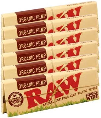 RAW HEMP SINGLE WIDE 50PK