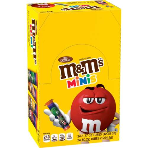 M&M MINIS MEGA TUBE KING 24PK