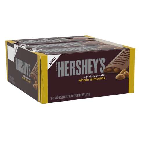 HERSHEY ALMOND KING SIZE 18PK