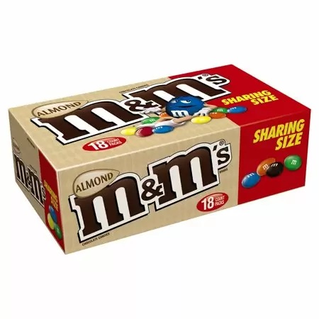 M&M ALMOND KING 18 PK