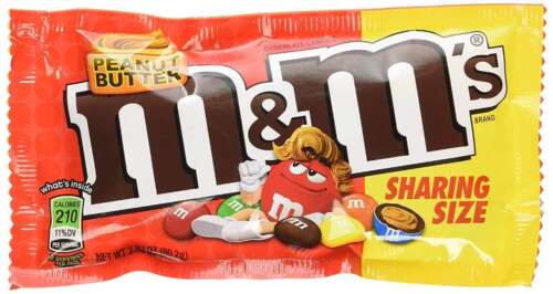 M&M PEANUT BUTTER SZ 24 PK