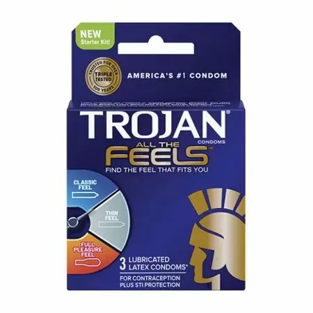TROJAN ALL THE FEELS 3PK 6CT