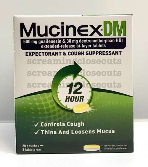 MUCINEX 2PK 20CT