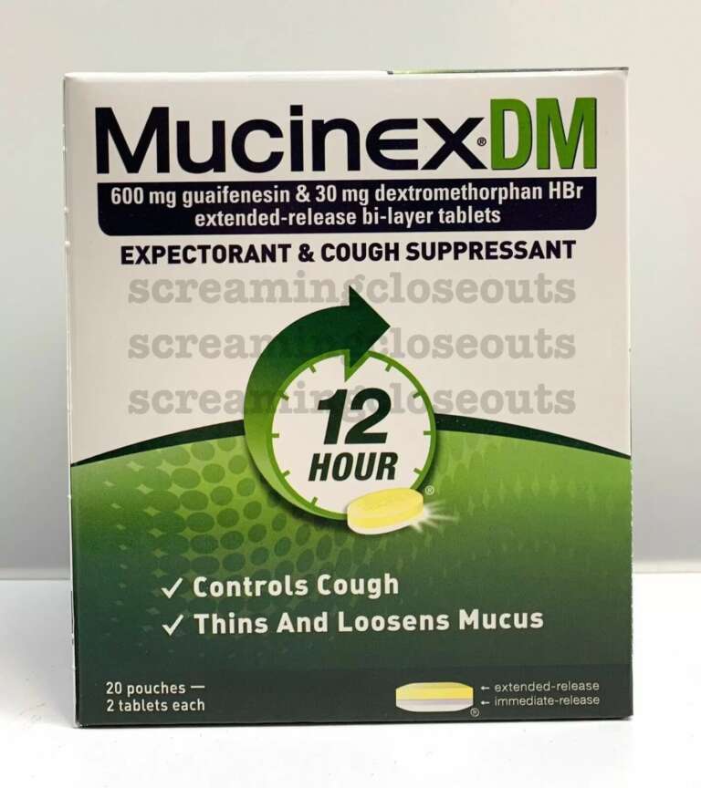 MUCINEX 2PK 20CT