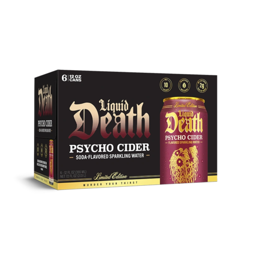 LIQUID DEATH PSYCHO CIDER 24CT
