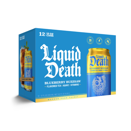 LIQUID DEATH TEA BLUBER B 12OZ