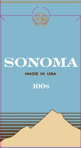 SONOMA BLUE 100 BOX