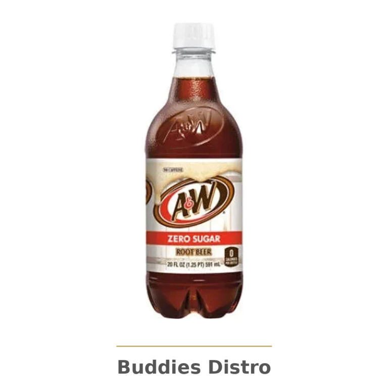 20 OZ ZERO A & W ROOT BEER