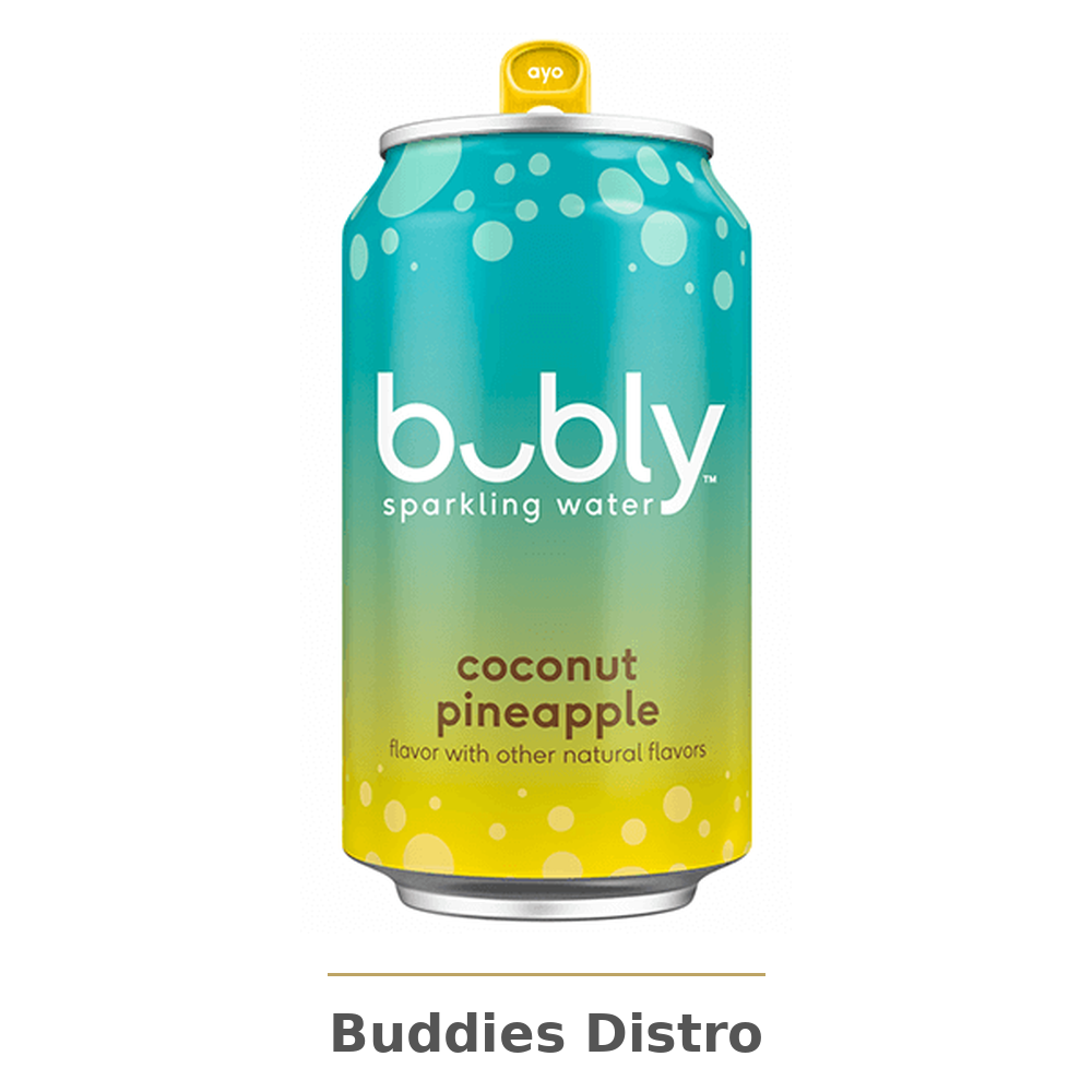 BUBBLY COCONUT PINEAPP12OZ 8PK