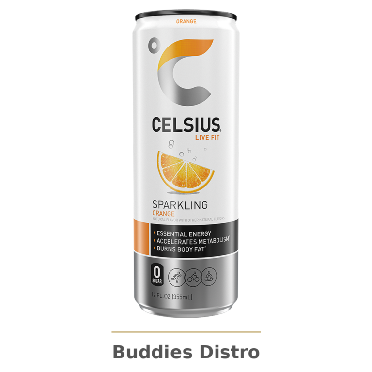 CELCIUS ORANGE 12OZ 12PK