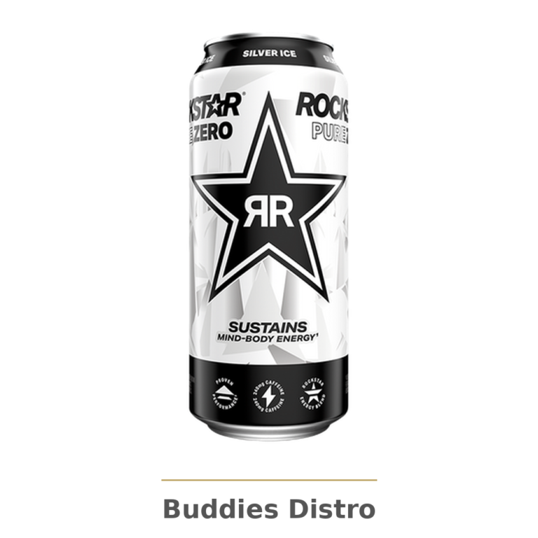 ROCKSTAR ZERO SILVE 16OZ 12PK