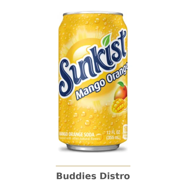 12 PK SUNKIST MAN ORANGE CAN