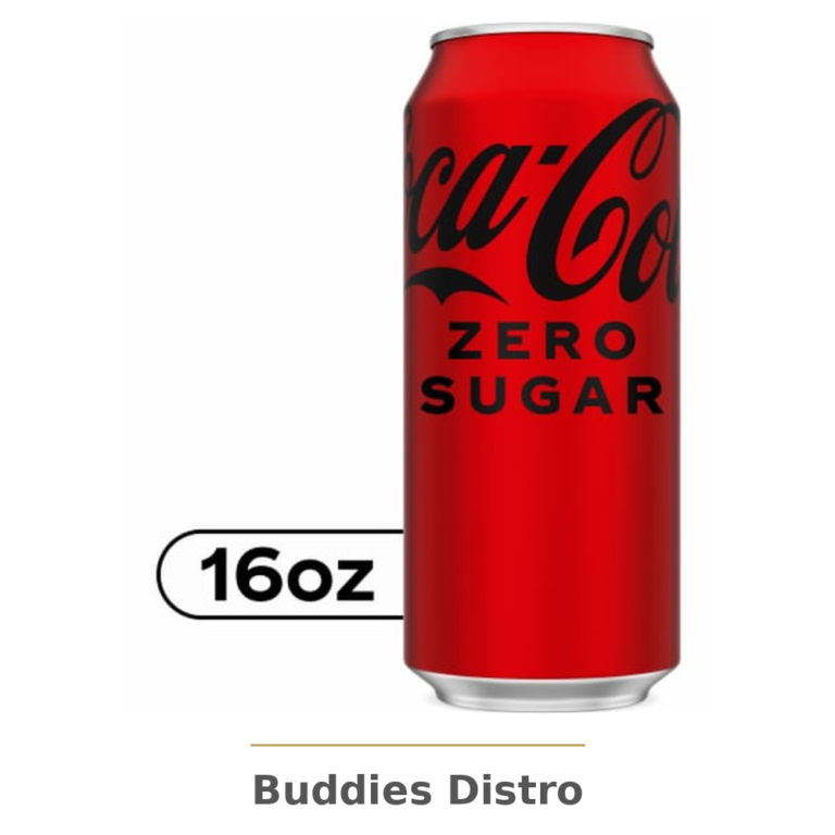 16 OZ COKE ZERO CAN