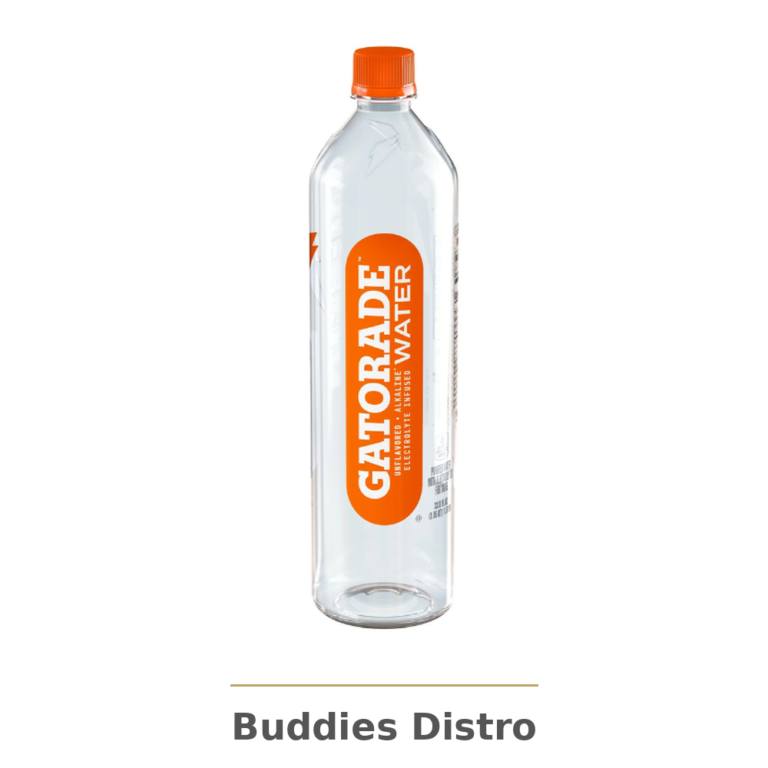 GATORADE WATER 1 LT 12 PK