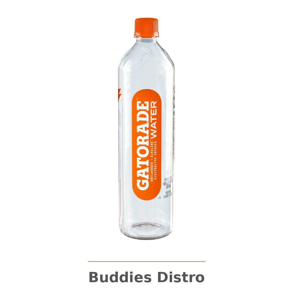 GATORADE WATER 1 LT 12 PK
