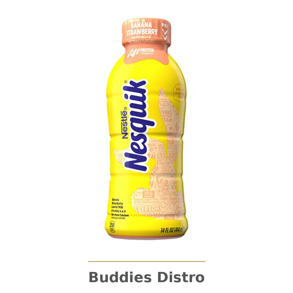 NESQUICK STRAW BANA14 OZ 12 CT