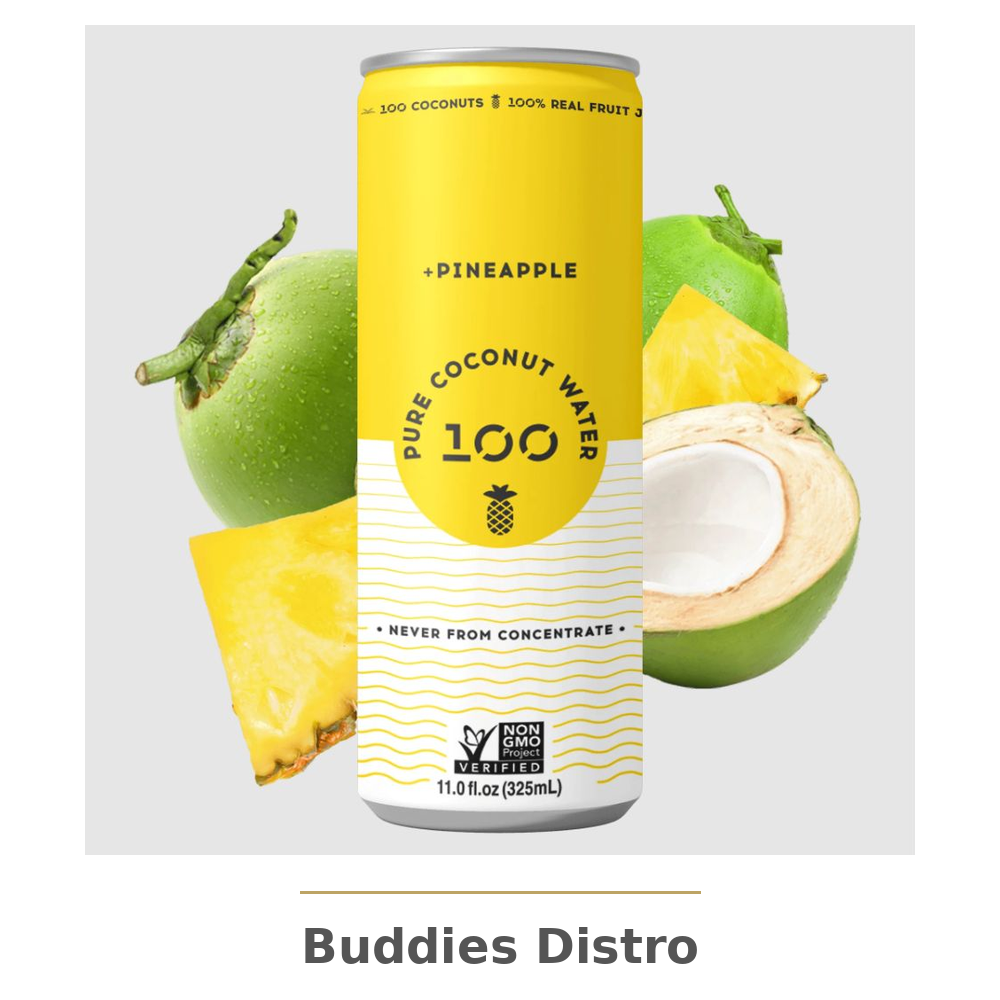 100 COCONUTS PINEAPPLE 11OZ