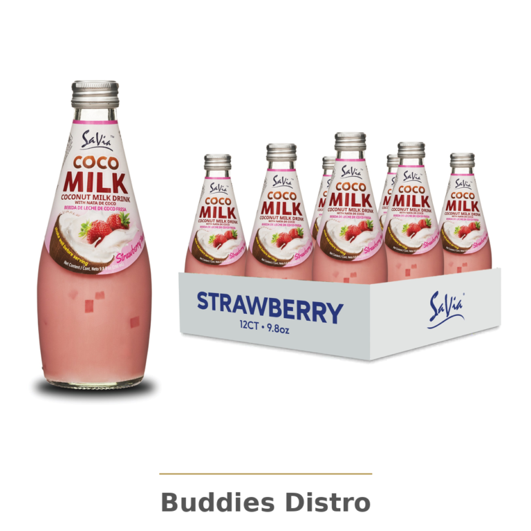 SAVIA STRAWBERRY 9.8 OZ 12 CT