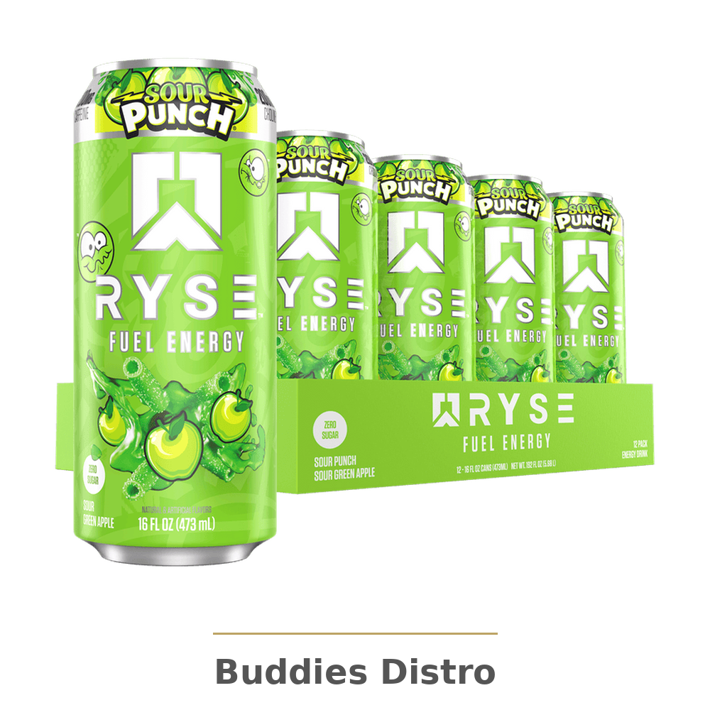 RYSE FUEL SOUR PUNCH GREE 16OZ