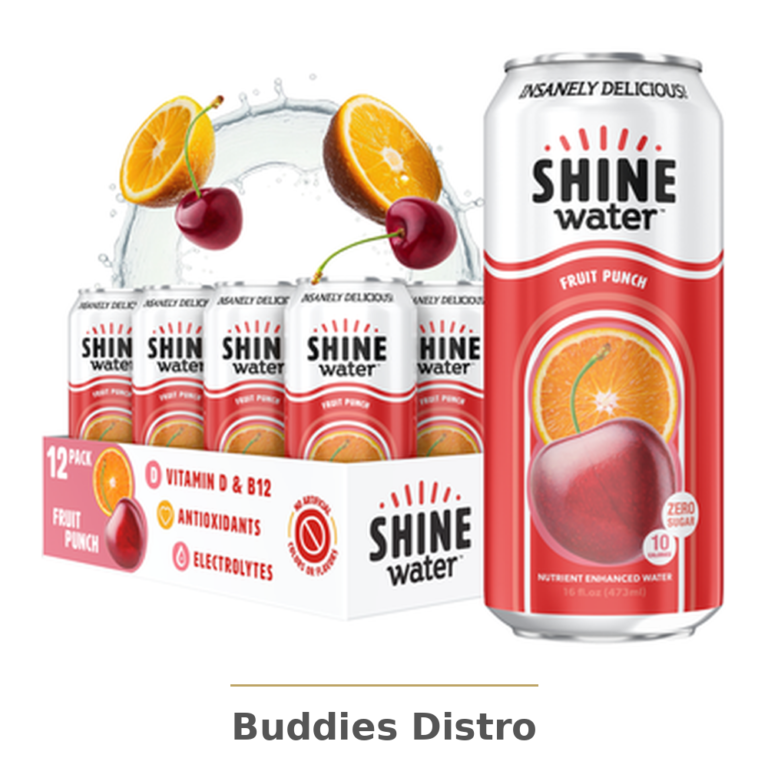SHINE WATER FRUIT PUNCH12/16OZ