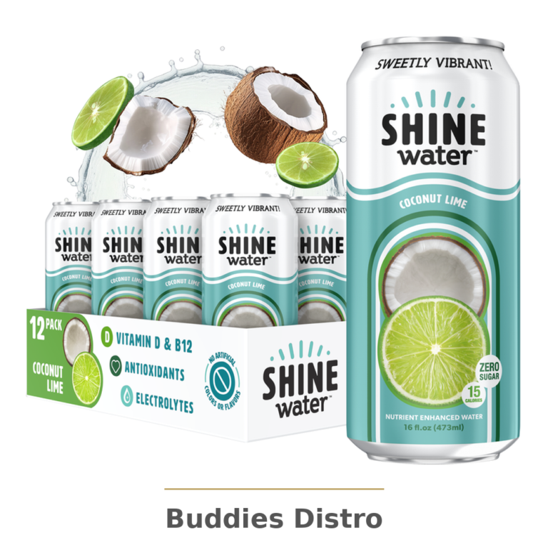 SHINE WATER COCO LIME12/16OZ