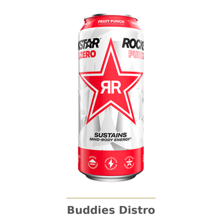 ROCKSTAR ZERO PUNCHE 16OZ 12PK