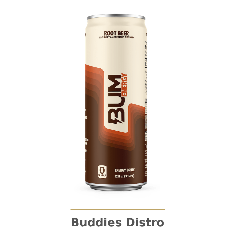 BUM ENERGY ROOT BEER 12PK