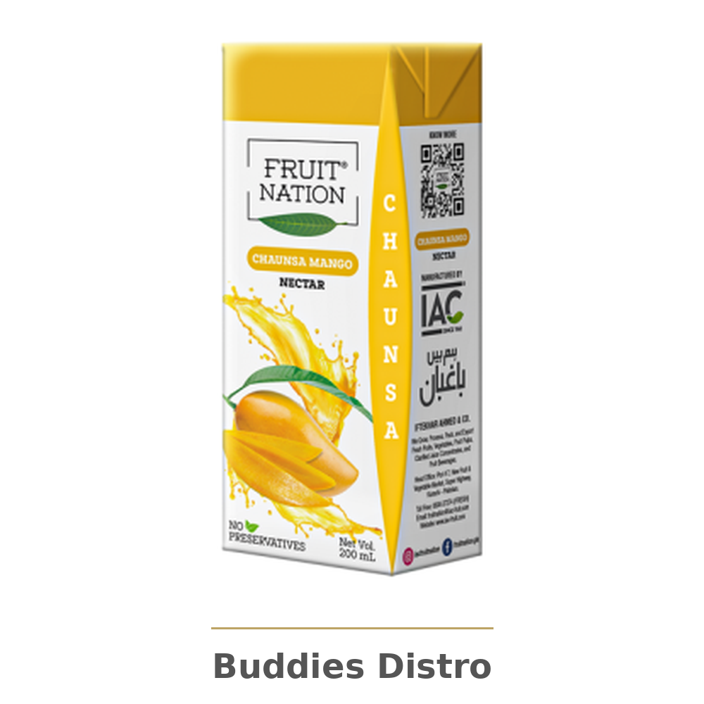 FRUIT NATION MANGO 200ML 36CT