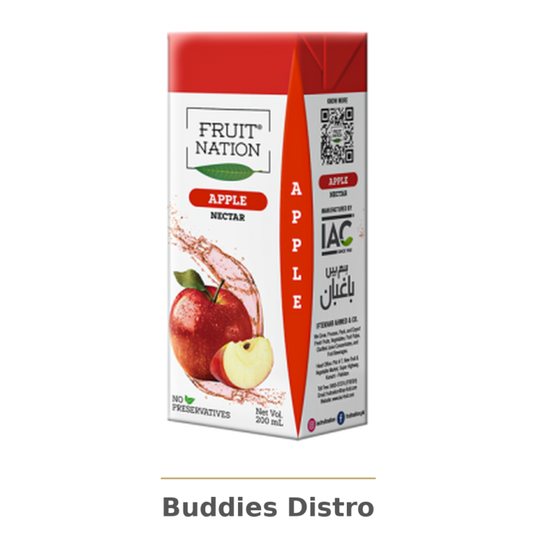 FRUIT NATION APPLE 200ML 36CT