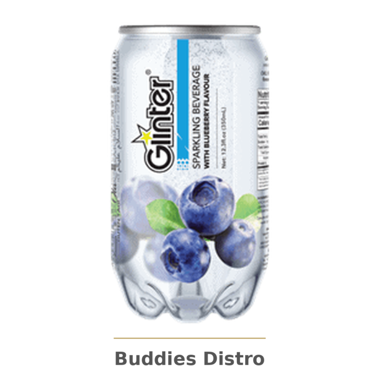 GLINTER BLUEBERRY 350ML 24CT