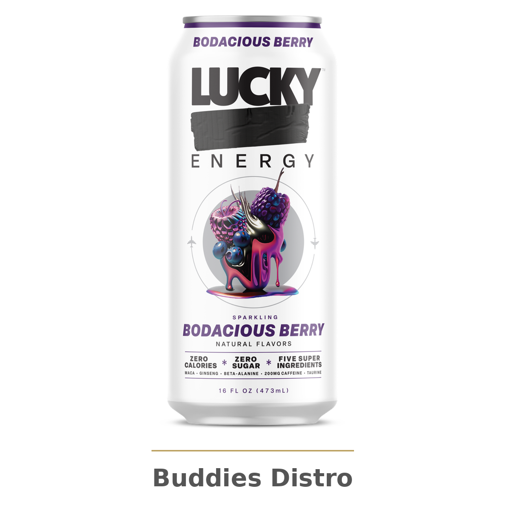 LUCKY ENERGY BODACI BERRY 16OZ