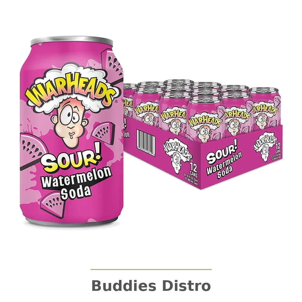 WARHEADS WATERMELON SOUR 12OZ