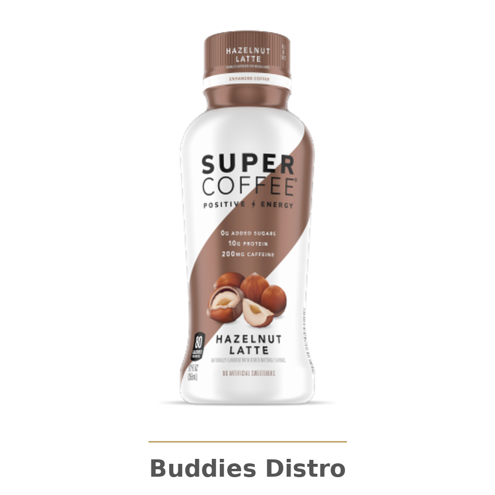 SUPER COFFEE HAZELNUT 12OZ