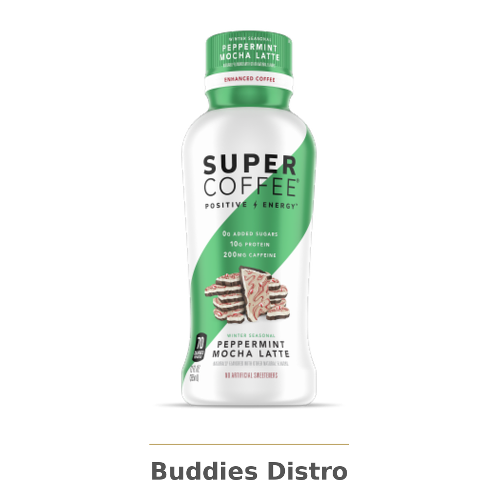 SUPER COFFEE PEPPERMINT 12OZ