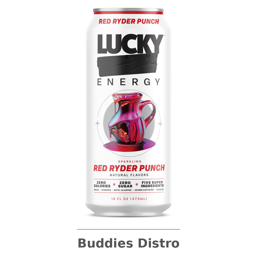 LUCKY ENERGY RED RYDER PU 16OZ