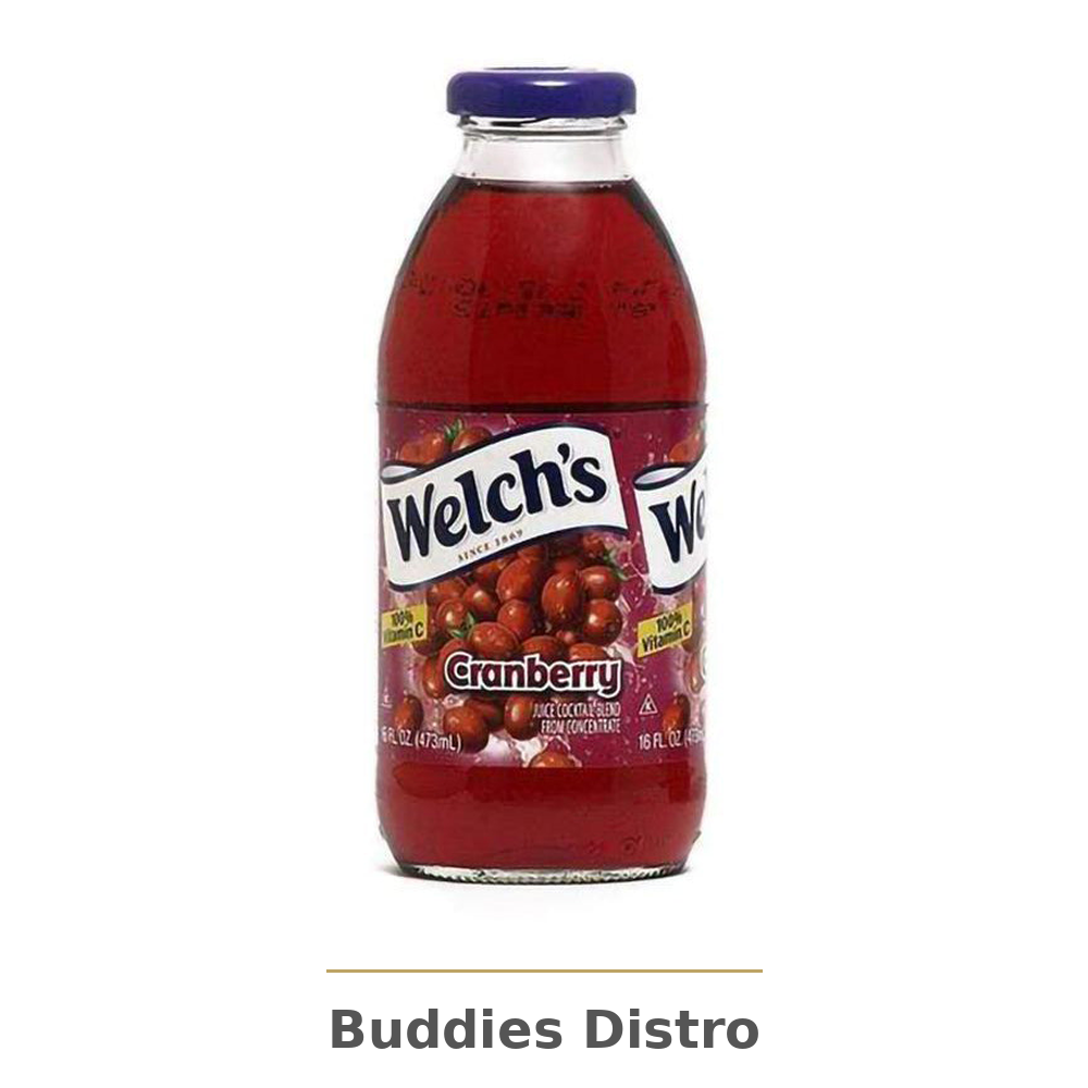 WELCHS CRANB COCKTAIL 16OZ 12C